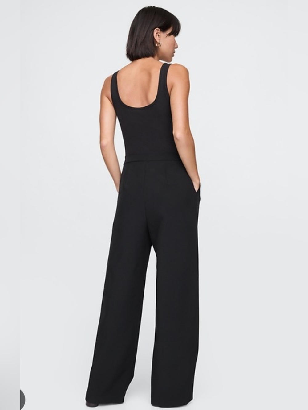 GAP โ ๏ธ Mixed Media Jumpsuit โ ๏ธ Size Small - Picture 2 of 10